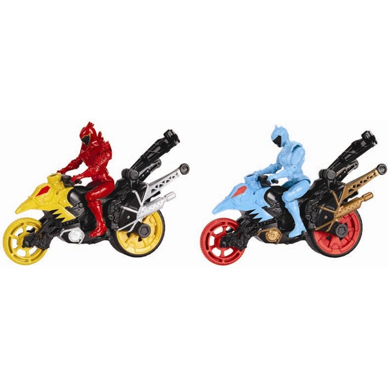 Figurine Moto cascade et figurine Bandai