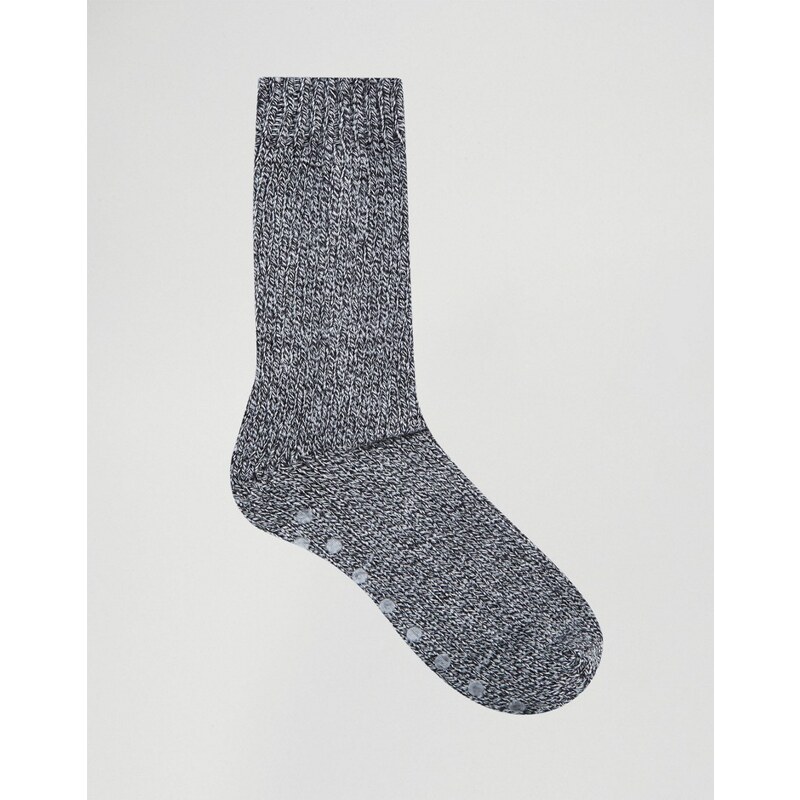ASOS - Chaussons-chaussettes en fil torsadé - Noir