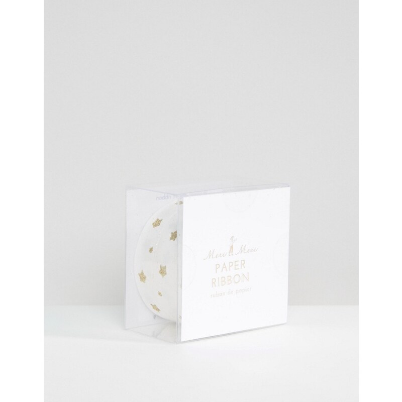 Meri Meri - Ruban en papier à étoiles pailletées - Multi