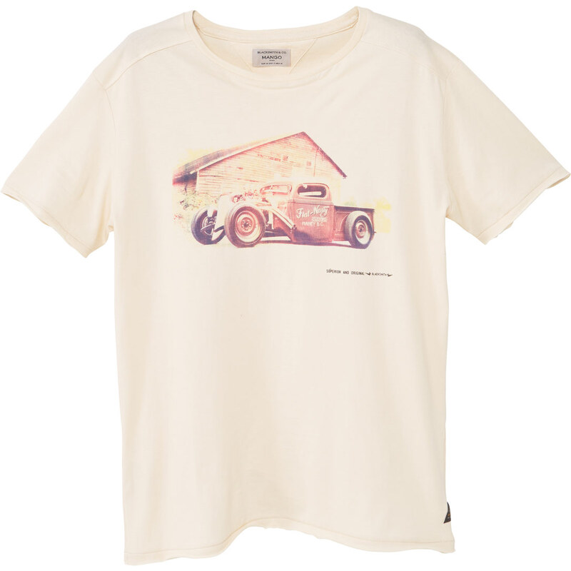MANGO MAN T-Shirt Avec Image Imprimée