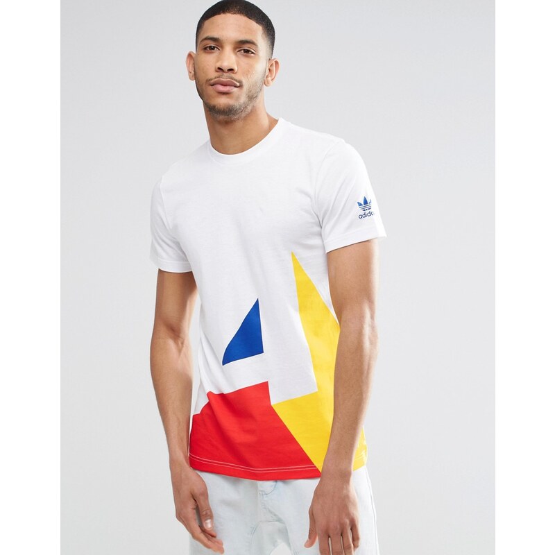 adidas Originals - Block It Out AZ1047 - T-shirt - Blanc