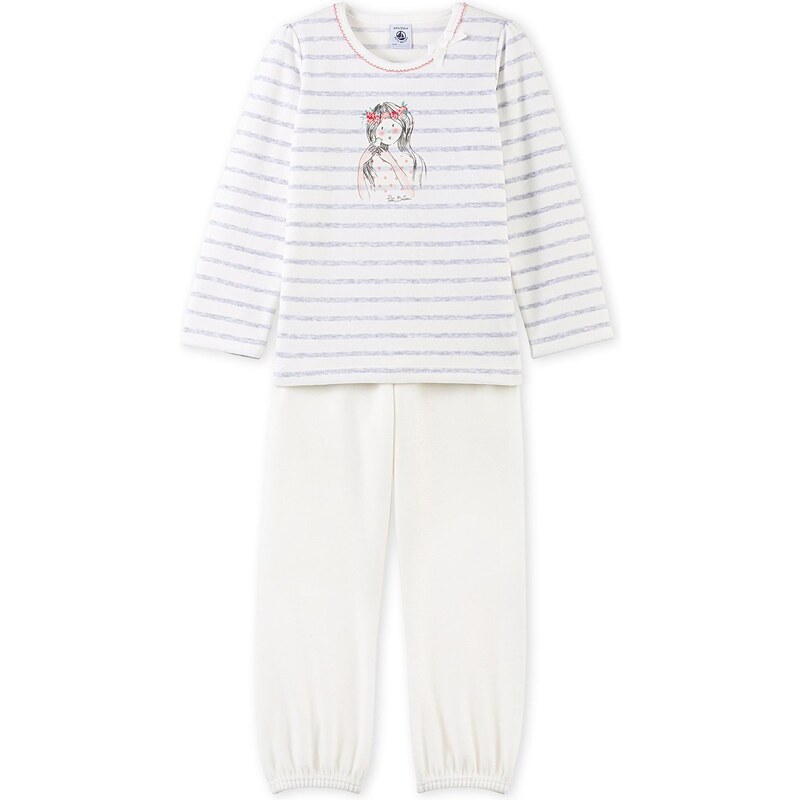 Petit Bateau Pyjama - blanc