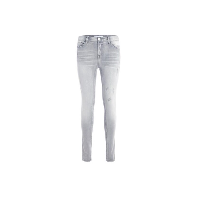 Jean skinny destroy Gris Elasthanne - Femme Taille 42 - Cache Cache