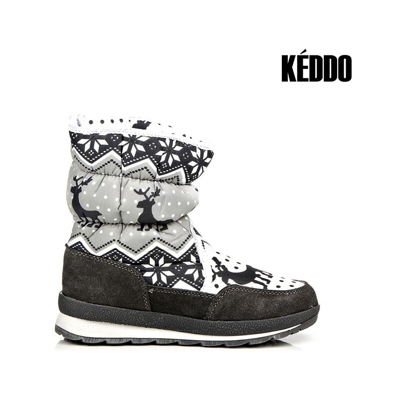 Boots d'hiver style norvégien en cuir Keddo