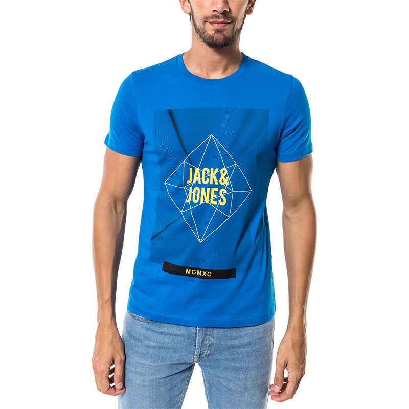 Jack & Jones Tee-shirt T-shirt Float Belkin Bleu Homme