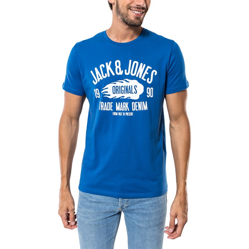 Jack & Jones Tee-shirt T-shirt Raffa Noos Bleu Homme