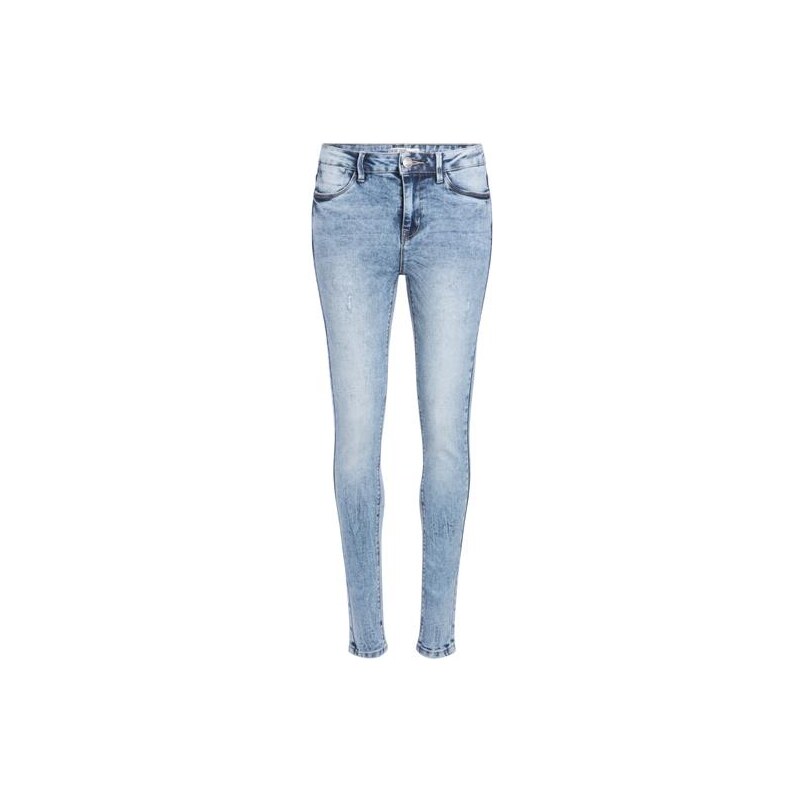 Jean skinny used 4 poches Bleu Coton - Femme Taille 34 - Cache Cache