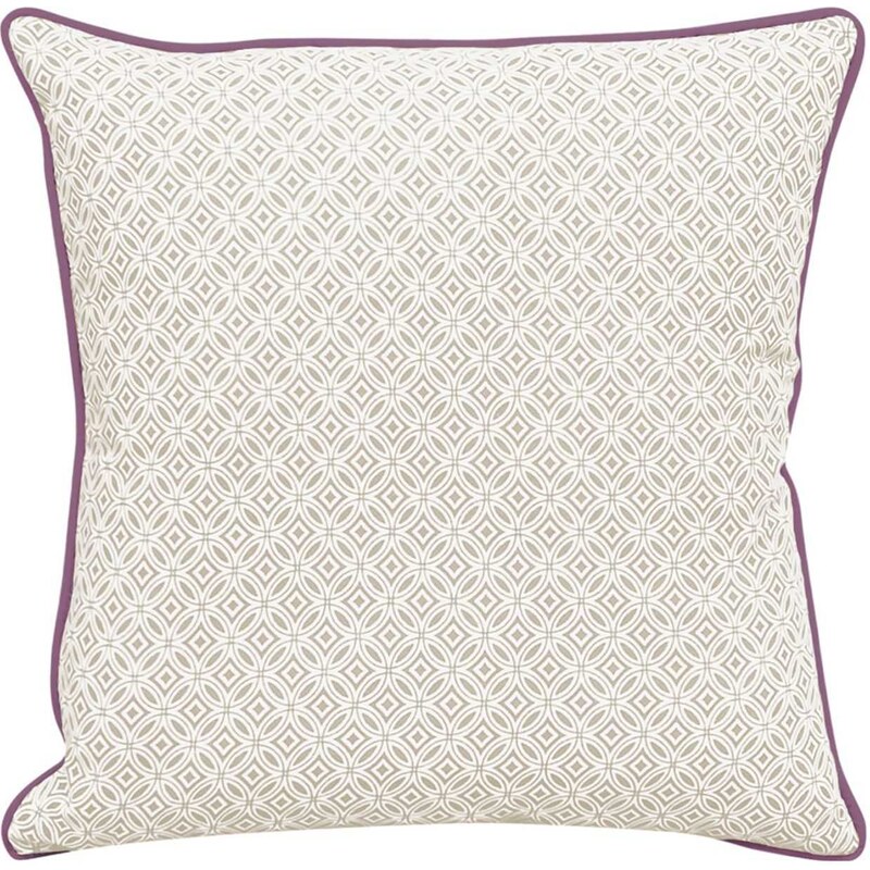 Ifilhome Faience - Coussin carré - beige