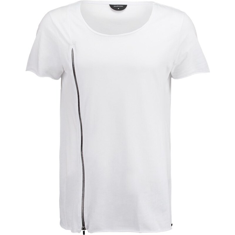 Red collar project ALI Tshirt basique white
