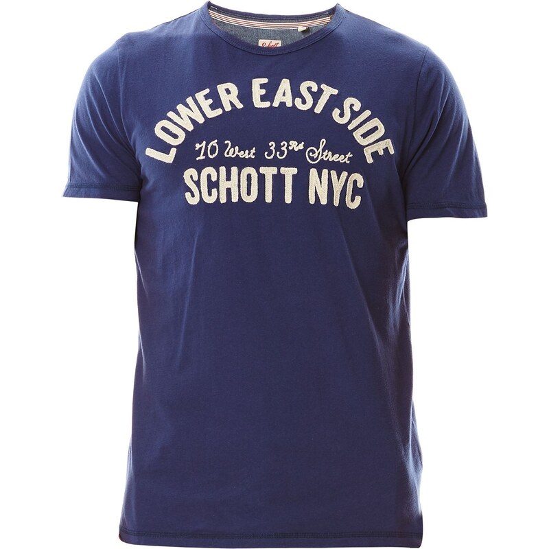 Schott T-shirt - bleu marine