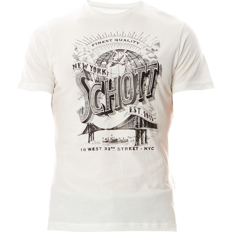 Schott T-shirt - blanc