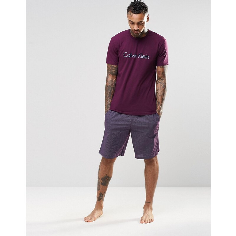 Calvin Klein - Pyjama livré dans un sac - Violet