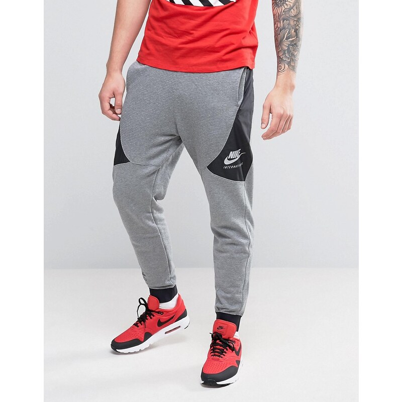Nike - International - Pantalon de survêtement skinny - Gris 802486-091 - Gris