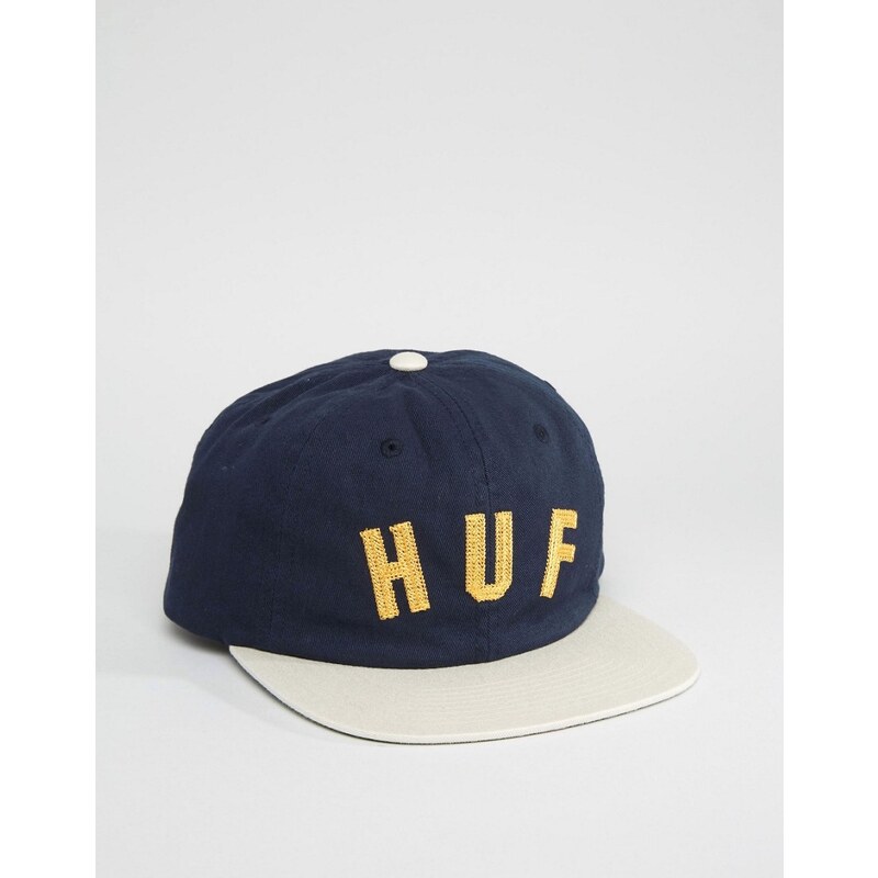 HUF - Shortstop - Casquette 6 empiècements - Bleu