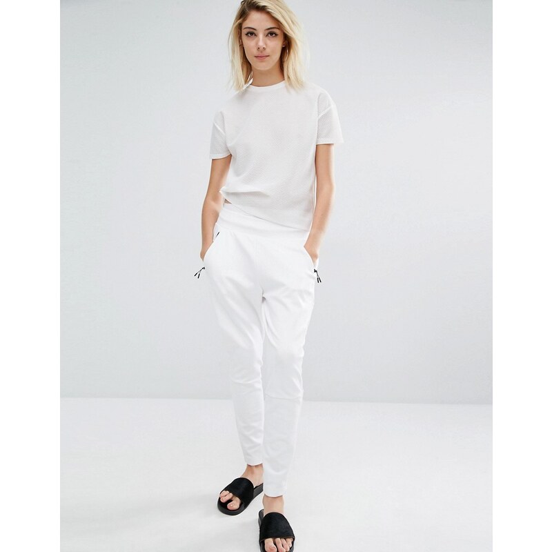 Adidas - ZNE - Pantalon de jogging ajusté - Blanc - Blanc