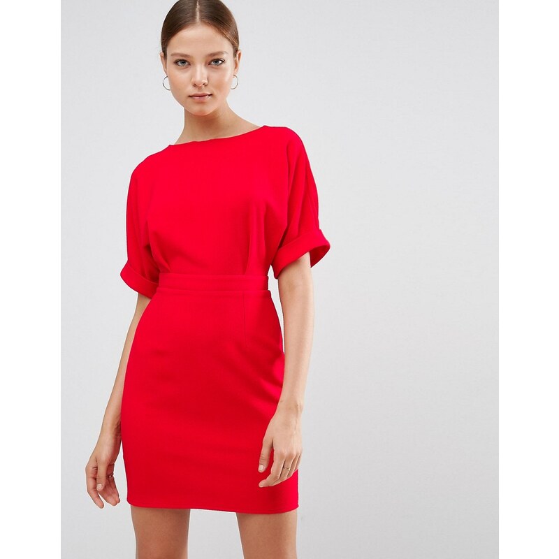 ASOS - Mini robe fourreau - Rouge