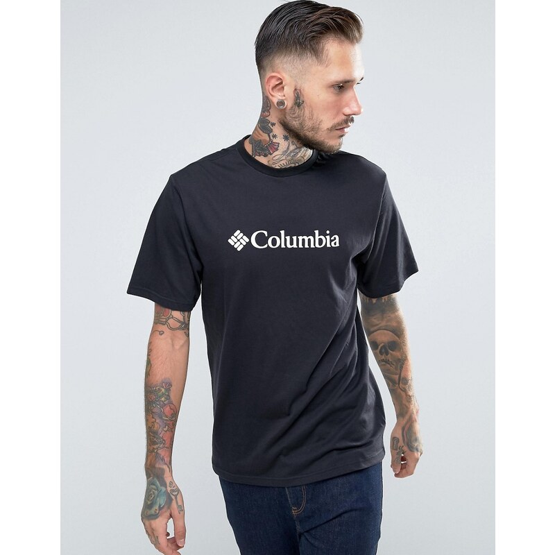 Columbia - T-shirt imprimé logo - Noir