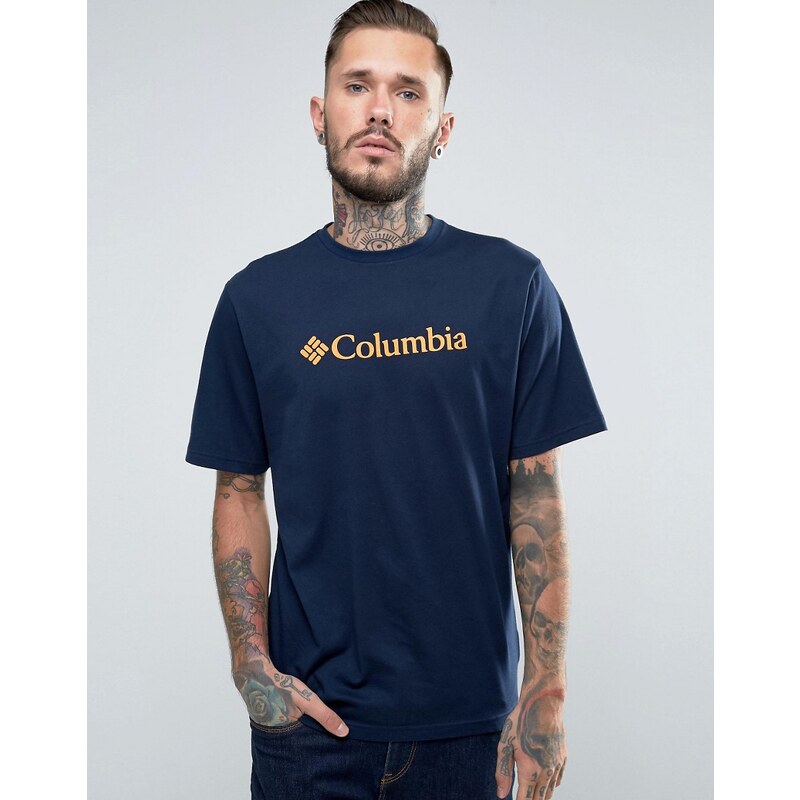 Columbia - T-shirt imprimé logo - Bleu marine