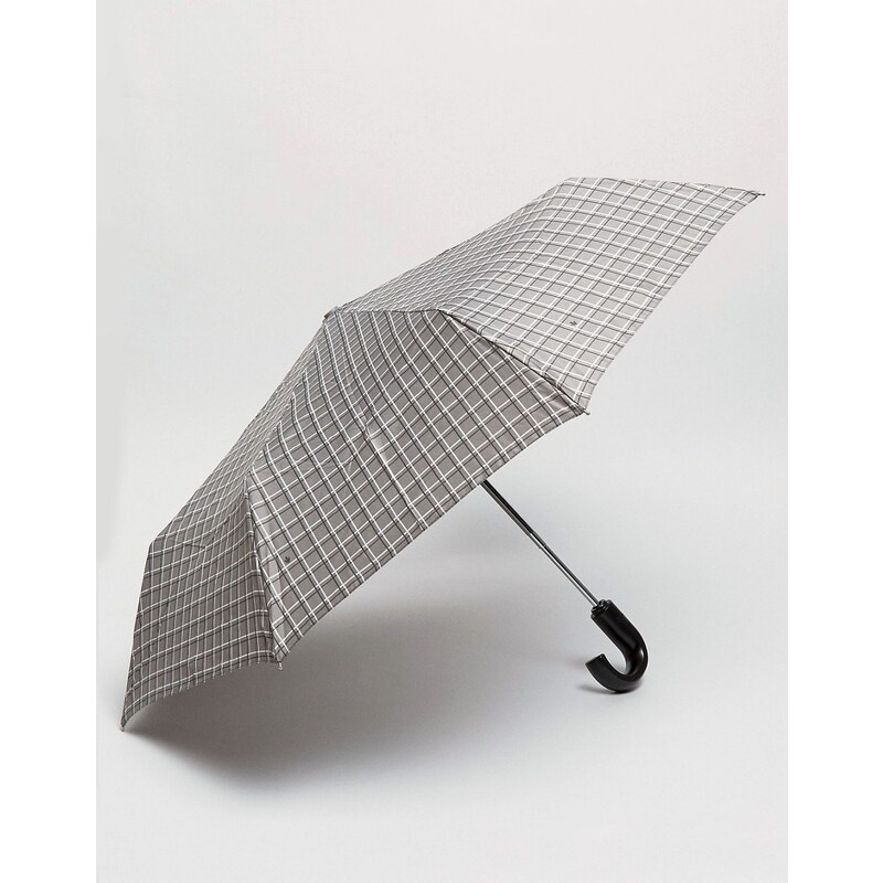 Fulton - Parapluie à carreaux - Gris - Gris