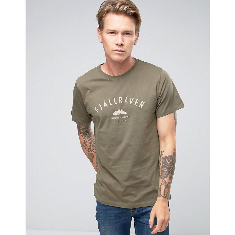 Fjallraven - Trekking Equipment - T-shirt à imprimé - Vert - Vert