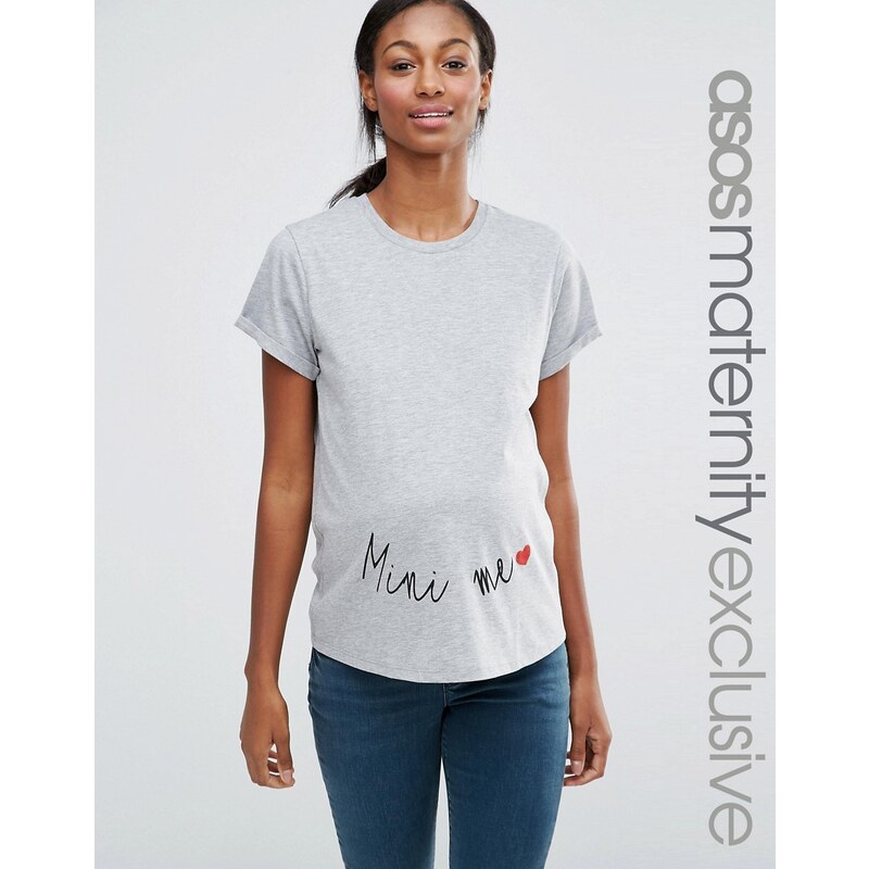 ASOS Maternity - Mini Me - T-shirt - Gris