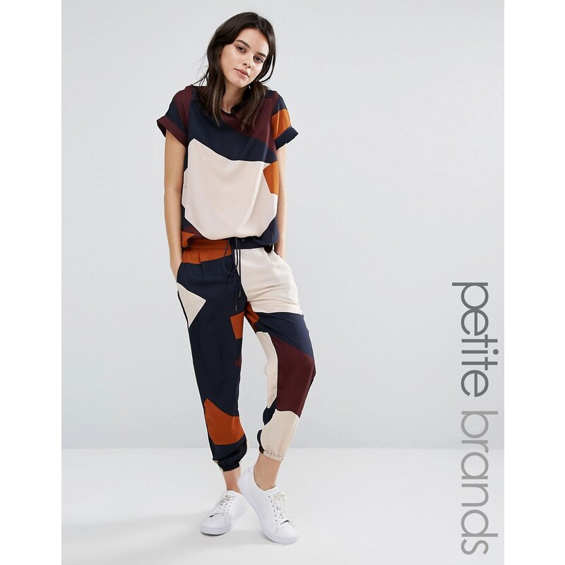 Vero Moda Petite - Pantalon de survêtement color block - Multi