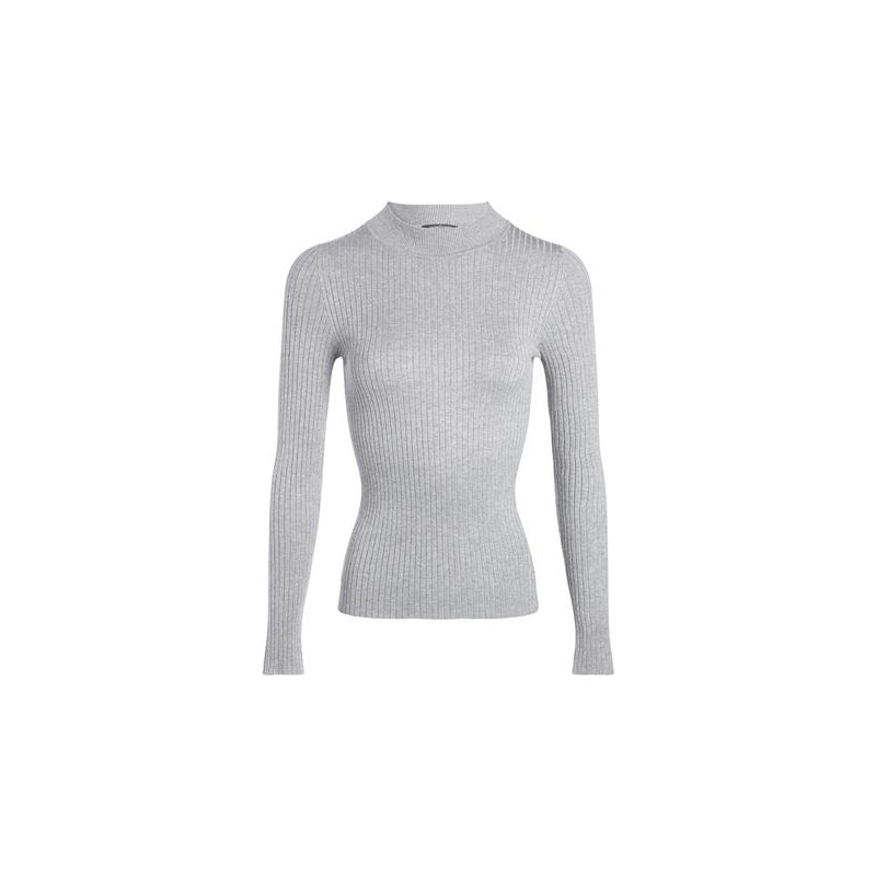 Pull chaussette col montant Gris Viscose - Femme Taille 4 - Cache Cache