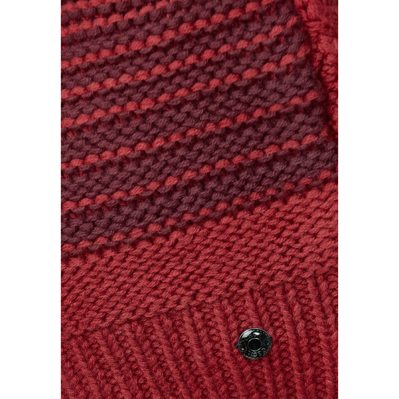 Cecil - Bonnet en maille de coton - antique red