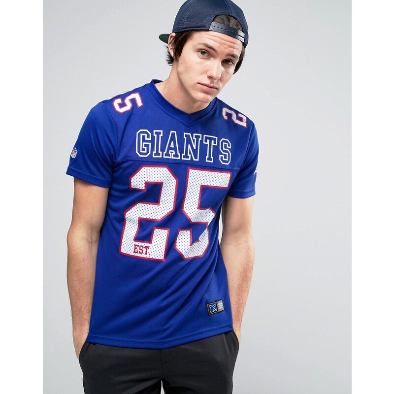 Majestic - T-shirt en maille Giants - Bleu