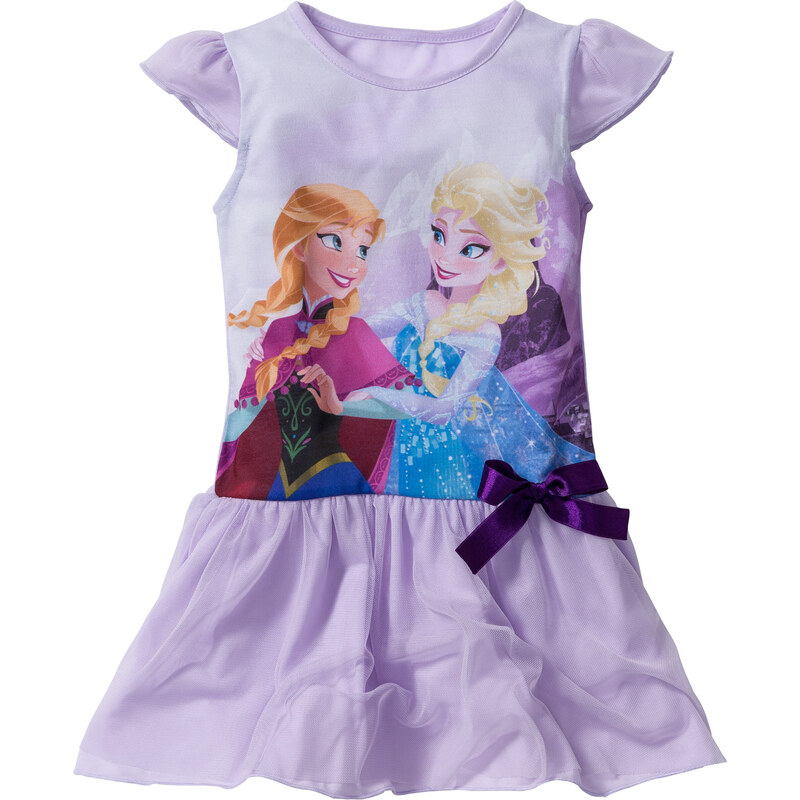 Disney Robe en jersey REINE DES NEIGES violet enfant - bonprix