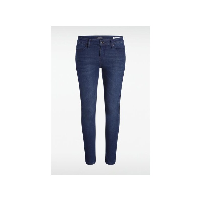 Jeans femme skinny SEBBA-LUREF 7/8 Bleu Elasthanne - Femme Taille 34 - Bonobo