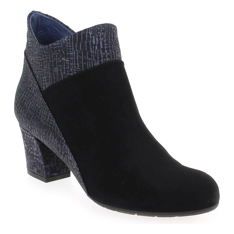 Boots Perlato 8978 Noir pour Femme en Cuir - Promo