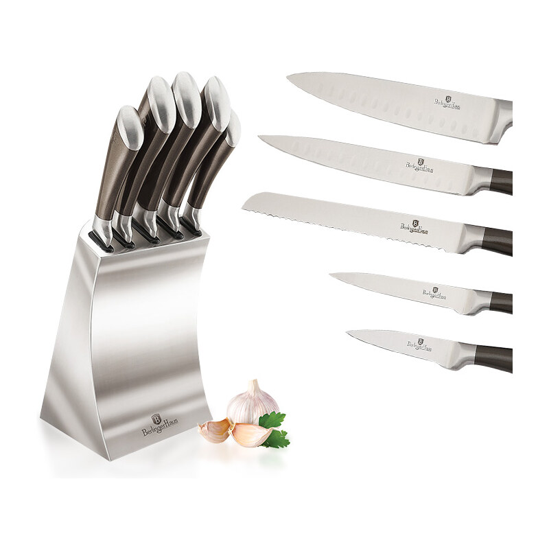 Lesara Set de 5 couteaux avec bloc Berlinger Haus