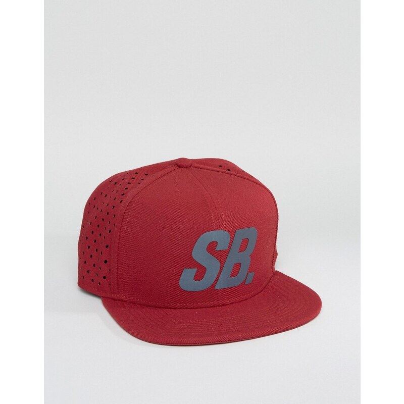 Nike SB - Casquette avec logo réfléchissant - 804567-677 - Rouge