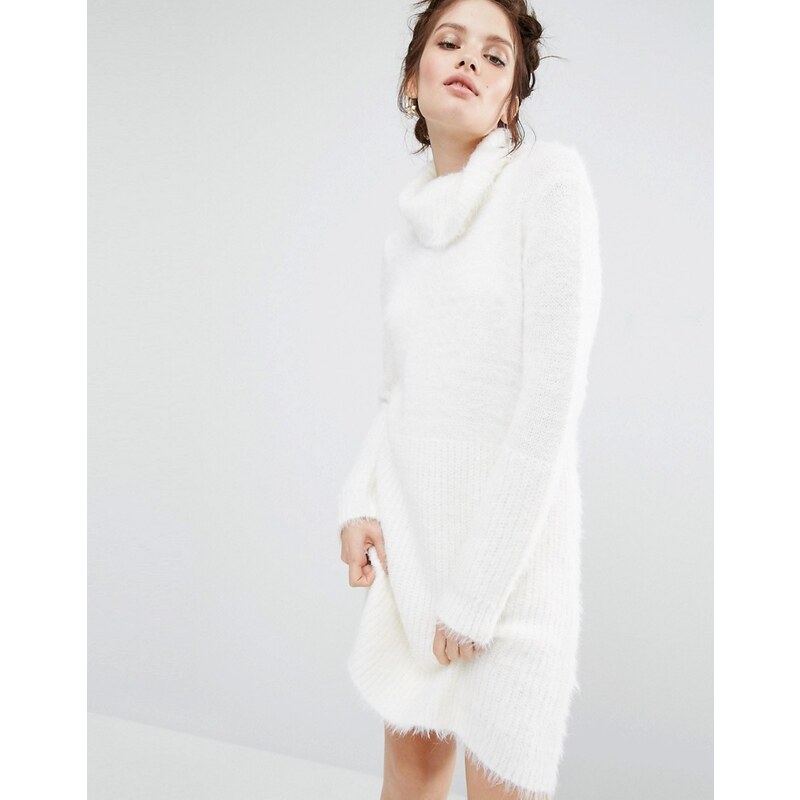 Willow and Paige - Robe pull oversize - Crème