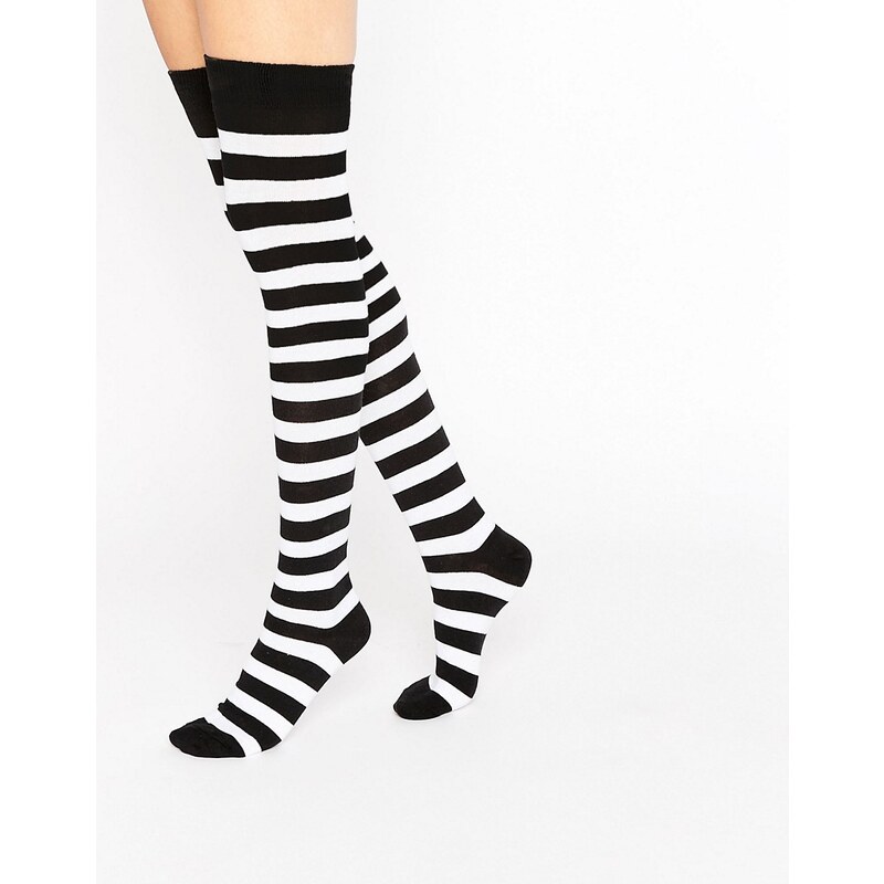 Missguided - Chaussettes d'Halloween à rayures - Multi