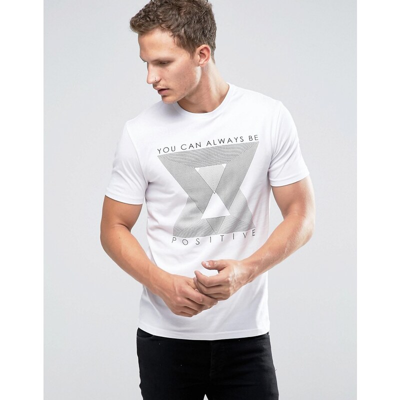 Celio - T-shirt à imprimé graphique - Blanc