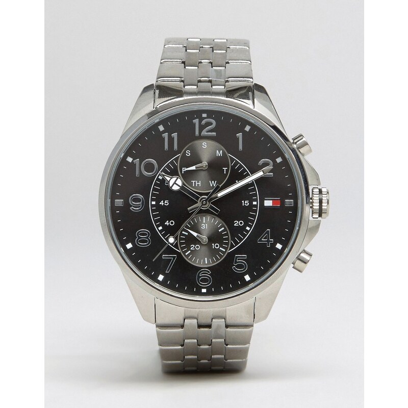 Tommy Hilfiger - Dean - Montre-bracelet chronographe en acier inoxydable - Argenté