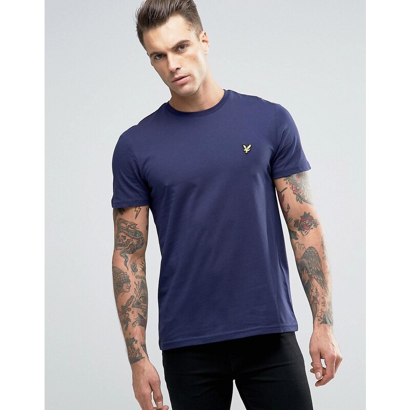 Lyle & Scott - T-shirt motif aigle - Bleu marine - Bleu marine