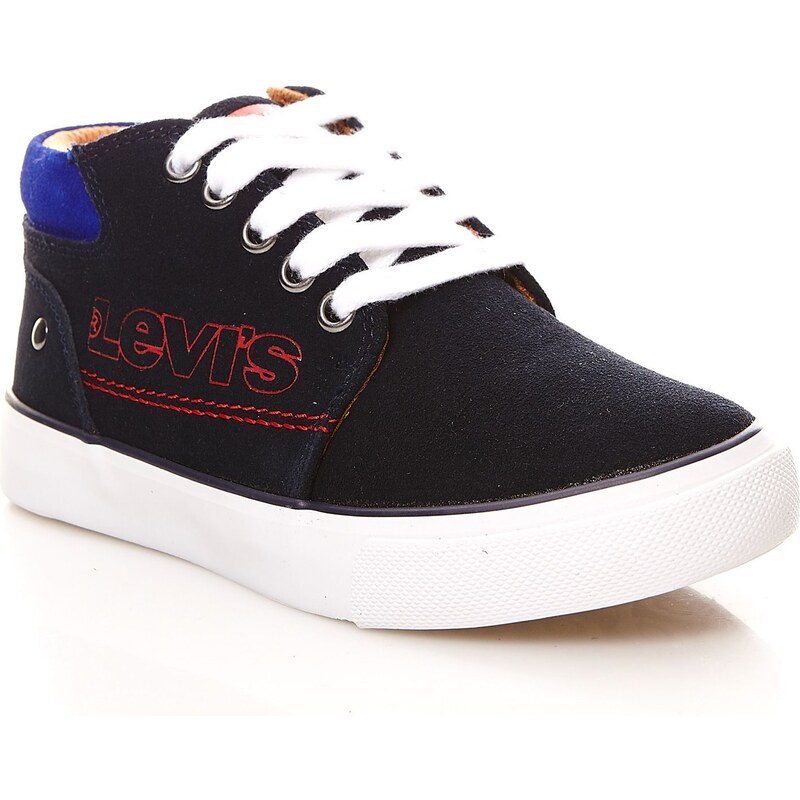Levi's Kids Patouch - Sneakers en cuir - bleu marine