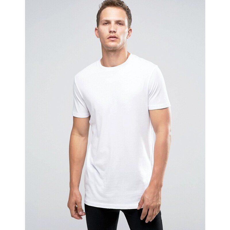 Celio - T-shirt long - Blanc