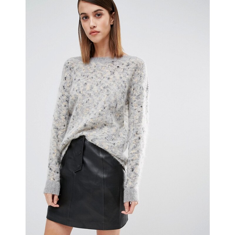 Selected - Tyra - Pull en maille - Gris