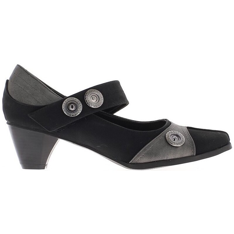 Chaussmoi Chaussures escarpins Escarpins confortables noirs à talons 5.5cm bouts pointus avec b