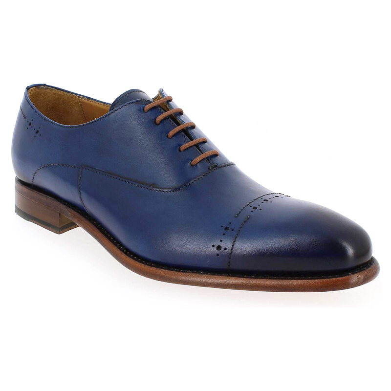 Chaussures à lacets Homme Berwick en Cuir Bleu