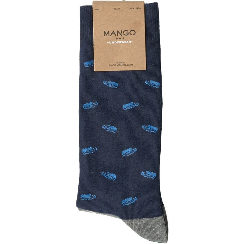 Mango Man Lot de 2 paires de chaussettes - bleu marine