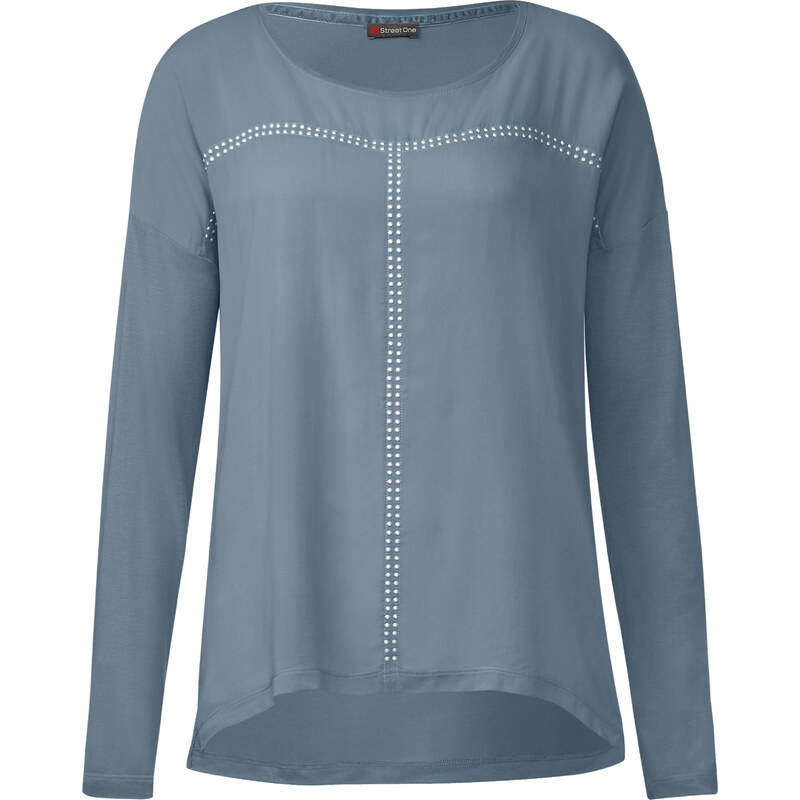 Street One - T-shirt de style blouse Bea - sterling blue