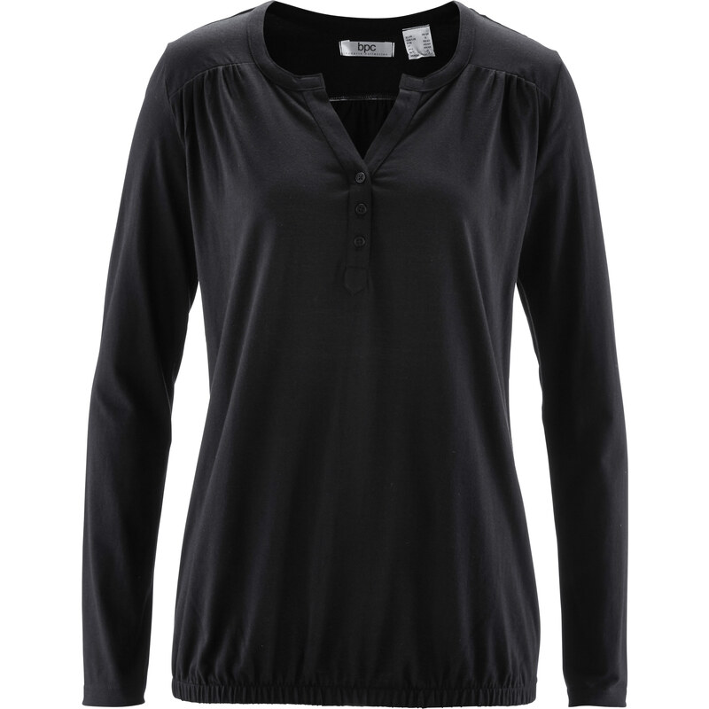 bpc bonprix collection T-shirt manches longues noir femme - bonprix