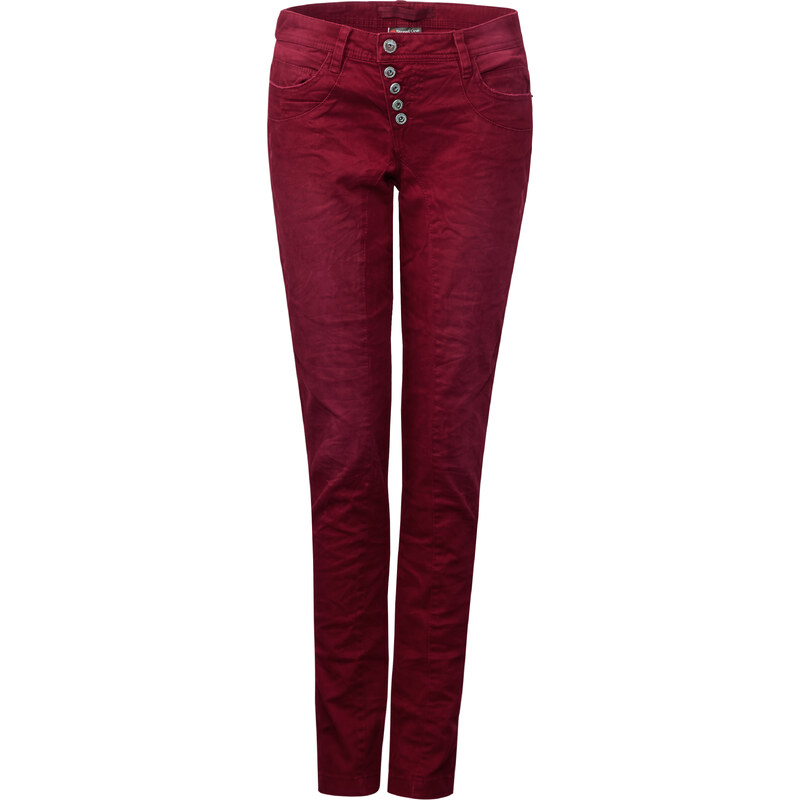 Street One - Pantalon froissé Petro - vintage red