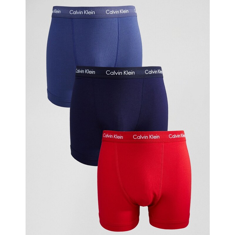 Calvin Klein - Lot de 3 boxers en coton stretch - Multi