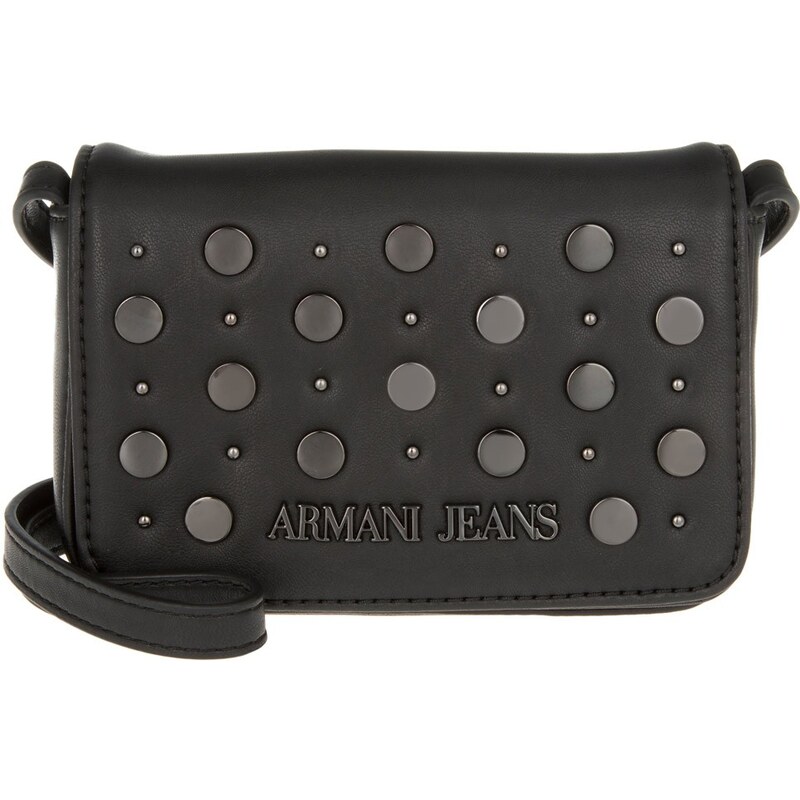 Armani Jeans Sacs à Bandoulière, PVC Shoulder Bag Nero en noir